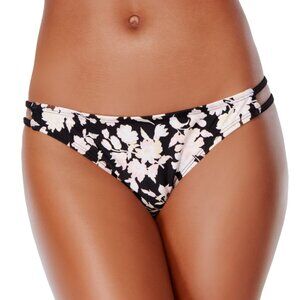 Bikini Nation Floral Printed Strappy Cheeky Hipster Bikini Bottom NWT